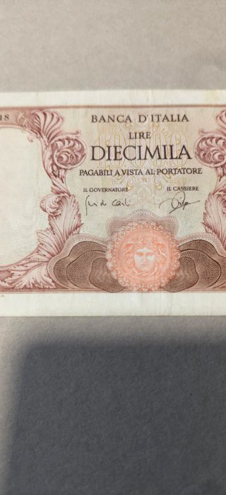 Banconota 10.000 Lire Michelangelo
