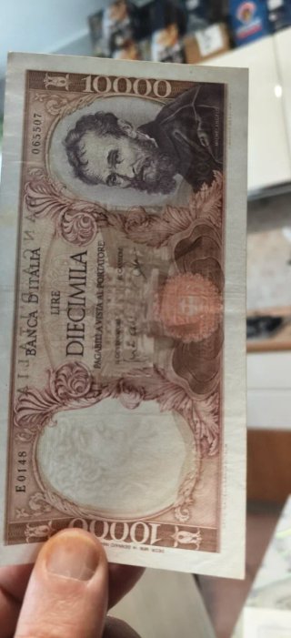 Banconota 10.000 Lire Michelangelo