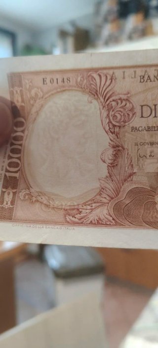 Banconota 10.000 Lire Michelangelo