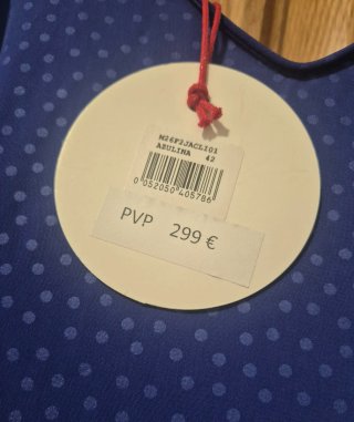 Vestido azul sin estrenar con etiqueta