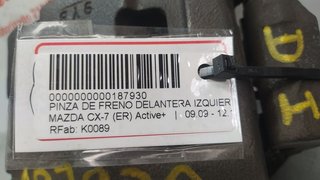 PINZA DE FRENO DELANTERA IZQUIERDA MAZDA CX-7 (ER) Active+