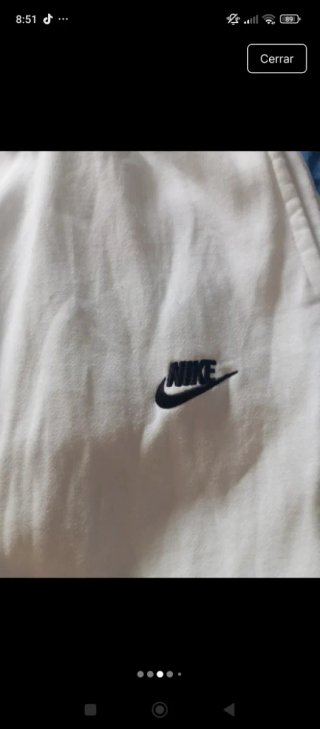 Pantalón chándal Nike hombre blanco