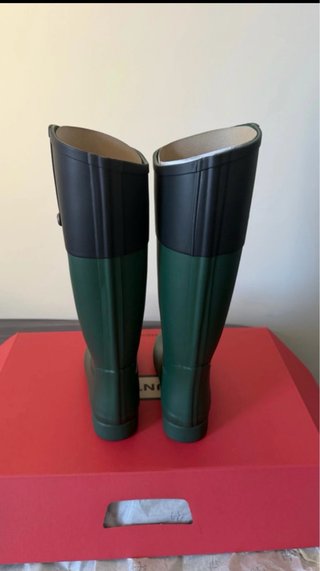 Botas Hunter Verdes y Negras Talla 37