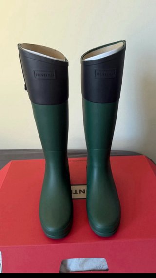 Botas Hunter Verdes y Negras Talla 37