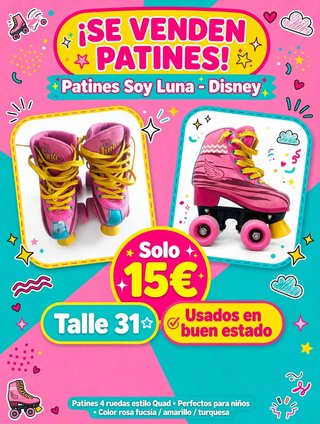 Patines Soy Luna Talla 31