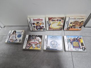 Lote de 7 Juegos Nintendo DS