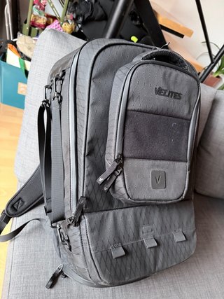 Mochila Velites Storm + Wodbag Negra/Gris
