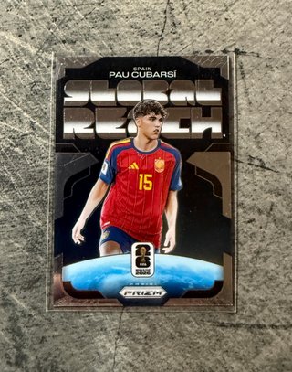 Cromo Panini Prizm World Cup 2026 Pau Cubarsí