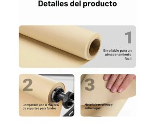 Fondo Fotográfico Walimex Pro Beige Claro