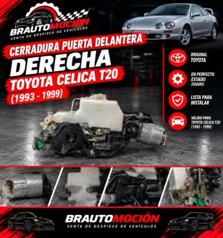 Cerradura Puerta Delantera Derecha Toyota Celica