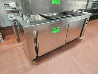 MESAS CALIENTES CENTRALES INOX