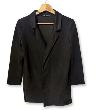 Gabardina Negra Zara Talla XS