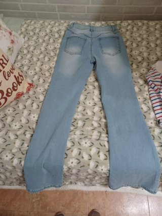 Vaqueros tiro alto wide leg talla 34