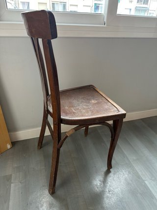 Comedor antiguo madera y cristal Recojo 08906