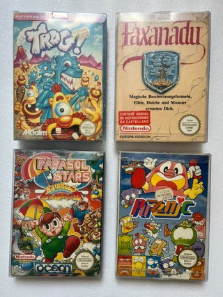 Lote 4 Juegos NES PAL ESP