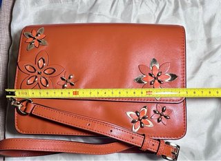 Bolso Michael Kors Naranja Flores 3D