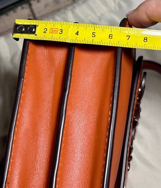 Bolso Michael Kors Naranja Flores 3D
