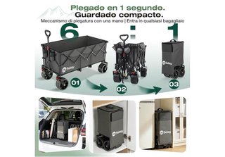 Carro Transporte Plegable Sekey XXXL