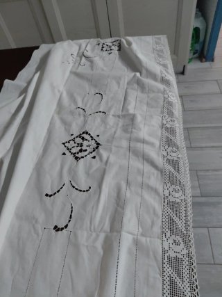 Tovaglia per altare in lino 280x80 cm