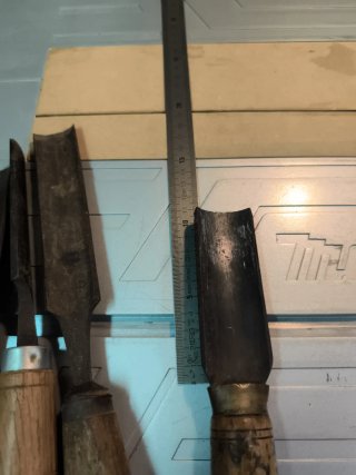 Antiguas gubias de tornero (4 piezas)
