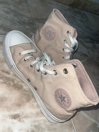 Zapatillas Converse Mujer Beige/Rosa