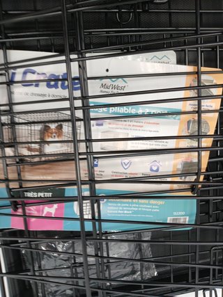 MidWest Homes for Pets XS Kit de inicio iCrate de doble puerta, pack de jaula de 59 cm para perros e
