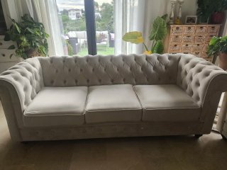 Conjunto Sofás Chesterfield 3 y 2 Plazas