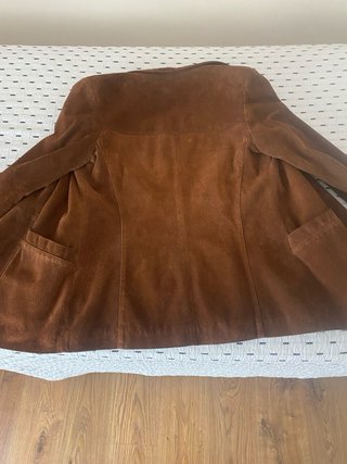Chaquetón de Piel Marrón