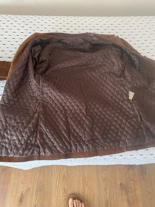 Chaquetón de Piel Marrón