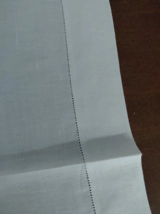 Asciugamano in lino ricamato a mano 112x70 cm