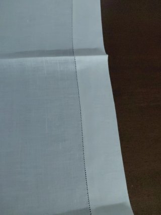 Asciugamano in lino ricamato a mano 112x70 cm