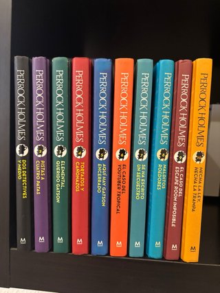 10 libros Perrock Holmes, del 1 al 10