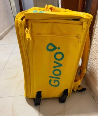 Mochila Glovo Amarilla