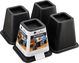 Lufia Elevadores de Muebles de Cama, Elevadores de Cama Resistentes de 15 cm para Sofá, Mesa, Silla