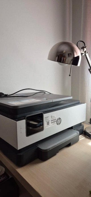 Impresora HP Multifunción Plata y Gris