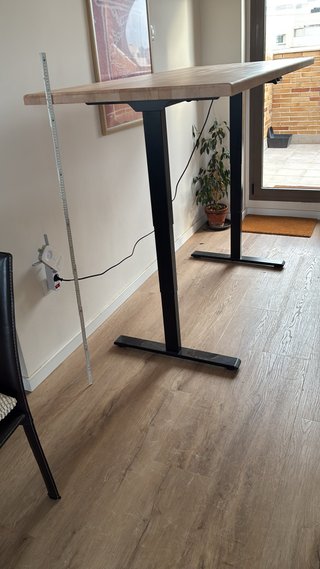 Mesa Levadiza, Tablero de Haya Maciza de 80x175 cm