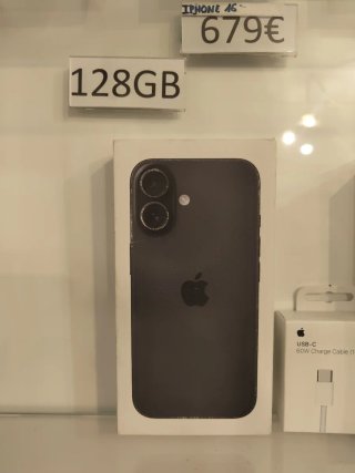 iPhone 16 128GB Negro Precintado