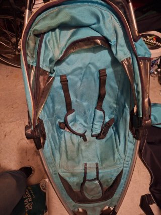Silla de paseo con funda de Transporte Quinny