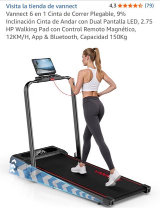 Cinta de Correr Plegable Vannect