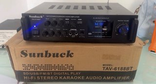 Amplificador Sunbuck TAV-6188BT Hi Fi Karaoke