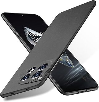 Bastmei Funda para Oneplus 12 5G, Ultraligero Ultrafino Antideslizante Protección de Cámara, PC Rígi