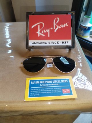 Ray-Ban Aviator Bausch & Lomb Gafas de Sol Doradas