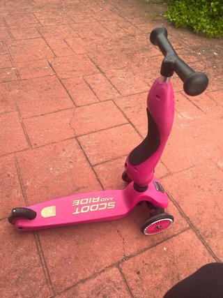 Patinete y Bicicleta Scoot and Ride Rosa