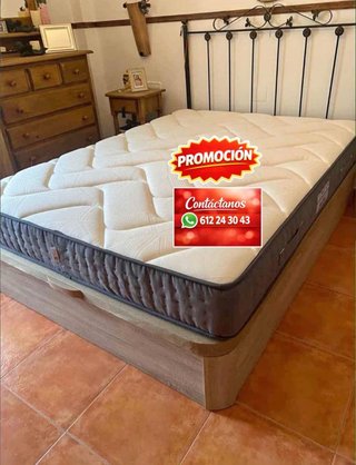 Canape y colchón matrimonio 135x190 150x190 oferta