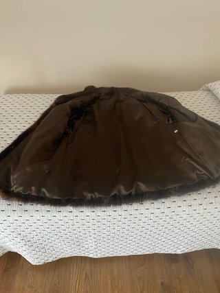 Chaquetón de Visón Sintético Marrón