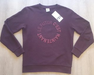 Sudadera Zara Morada