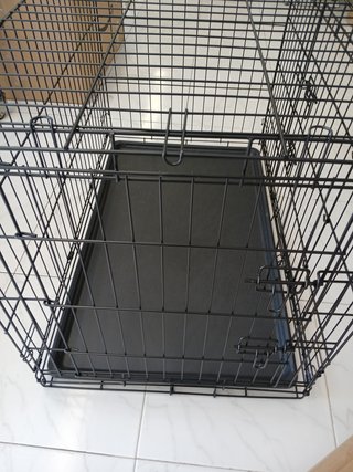 Ribelli Caja de Transporte para Perros Caja de Transporte para Perros Jaula de Alambre - Adecuada pa