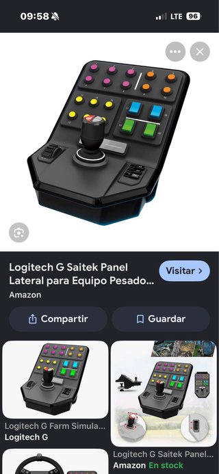 Panel Logitech G Saitek para Equipo Pesado