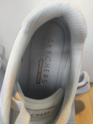 Zapatillas Skechers Piel Blancas Talla 37