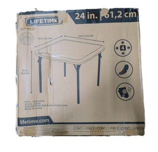 Mesa Infantil Dobrável Lifetime Branca 61cm